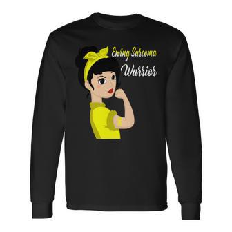 Ewings Sarcoma Warrior Strong Women Yellow Women Ewings Sarcoma Ewings Sarcoma Awareness Unisex Long Sleeve | Favorety CA