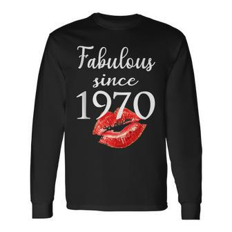 Fabulous Since 1970 Chapter 52 Birthday Long Sleeve T-Shirt - Seseable