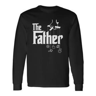 The Father First Time Fathers Day New Dad Long Sleeve T-Shirt T-Shirt | Mazezy