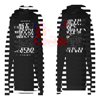 Flip Flops Fireworks And Freedom 4Th Of July V2 Long Sleeve T-Shirt | Mazezy