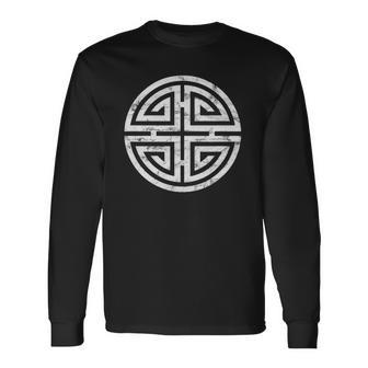 Four Blessings Chinese Lucky Charms China Symbol Long Sleeve T-Shirt T-Shirt | Mazezy CA