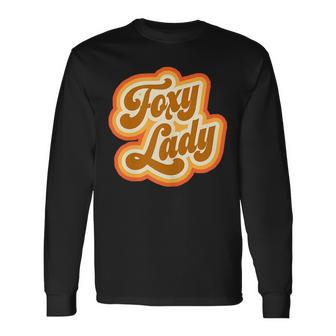 Foxy Lady Vintage Vintage 1970S Classic Long Sleeve T-Shirt - Thegiftio UK