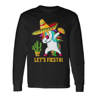 Funny Dabbing Taco Cinco De May Mexican Food V4 Unisex Long Sleeve | Favorety UK