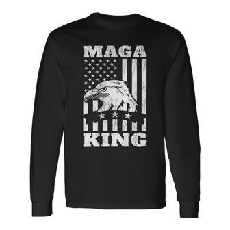 Funny Maga King Trump Supporter Gift Maga King Unisex Long Sleeve | Favorety CA