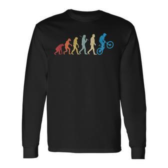 Funny Mountain Bike Evolution Biker Best V2 Unisex Long Sleeve | Favorety CA