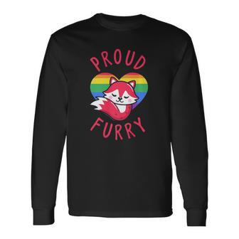 Furry Cosplay Or Furry Convention Or Proud Furry Long Sleeve T-Shirt T-Shirt | Mazezy