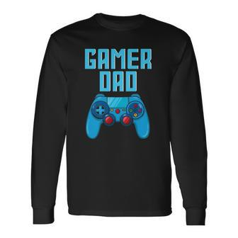 Gamer Dad Cute Video Gaming Fathers Day Game Controller Long Sleeve T-Shirt T-Shirt | Mazezy DE