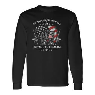 All Gave Some Some Gave All Veteran & Memorials Day Long Sleeve T-Shirt T-Shirt | Mazezy