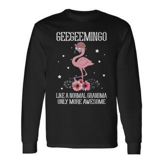 Gee Gee Grandma Geegeemingo Only More Awesome V2 Long Sleeve T-Shirt - Seseable