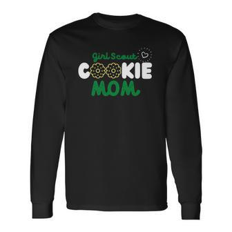 Girl Scout Cute Cookie Mom Long Sleeve T-Shirt T-Shirt | Mazezy