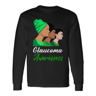 Glaucoma Awareness Green Women Glaucoma Glaucoma Awareness Unisex Long Sleeve | Favorety UK