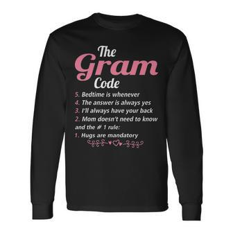 Gram Grandma The Gram Code Long Sleeve T-Shirt - Seseable