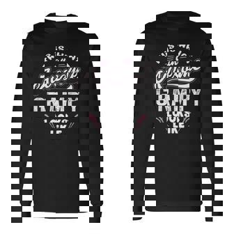 Grampy Grandpa This Is What An Awesome Grampy Looks Like Long Sleeve T-Shirt | Seseable FR