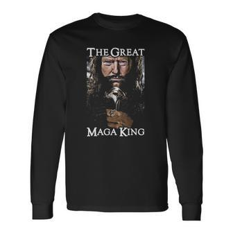 The Great Maga King The Return Of The Ultra Maga King Long Sleeve T-Shirt T-Shirt | Mazezy