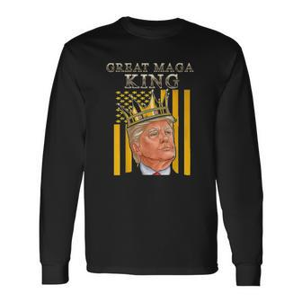 The Great Maga King The Return Of The Ultra Maga King Version Long Sleeve T-Shirt T-Shirt | Mazezy CA