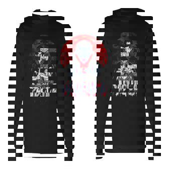 Halloween Dad Dracula Costume Dadcula Long Sleeve T-Shirt T-Shirt | Mazezy