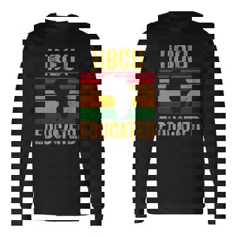 Hbcu Educated Historical Black College Alumni V2 Long Sleeve T-Shirt - Thegiftio