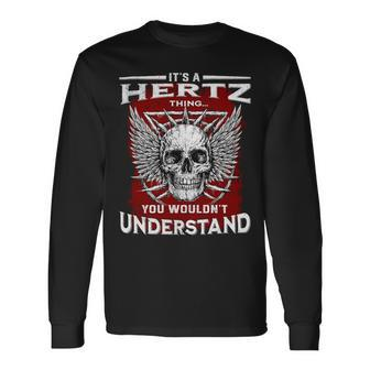 Hertz Name Shirt Hertz Name Long Sleeve T-Shirt - Monsterry UK