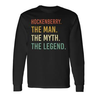 Hockenberry Name Shirt Hockenberry Name V2 Long Sleeve T-Shirt - Monsterry DE