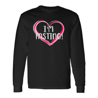 Intermittent Fasting Im Fasting Long Sleeve T-Shirt | Mazezy AU