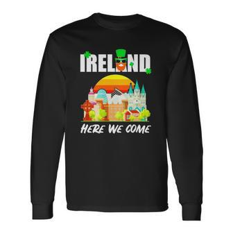 Ireland Here We Come Ireland Calling Long Sleeve T-Shirt T-Shirt | Mazezy