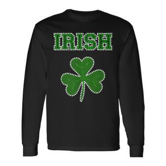 Irish Shamrock Plant Clover Saint Patricks Day Long Sleeve T-Shirt - Thegiftio UK