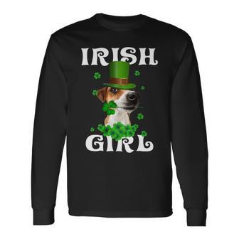 Jack Russell Terrier Patricks Day For Dog Lovers Unisex Long Sleeve | Favorety DE