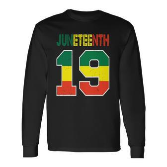 Juneteenth African American 19Th June Long Sleeve T-Shirt - Thegiftio UK