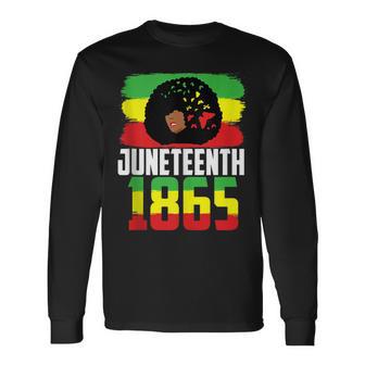 Juneteenth Is My Independence Day Black Women Black Pride Long Sleeve T-Shirt | Seseable UK