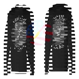 Im Just Here To Bang 4Th Of July Fireworks Fourth Of July Long Sleeve T-Shirt | Seseable FR