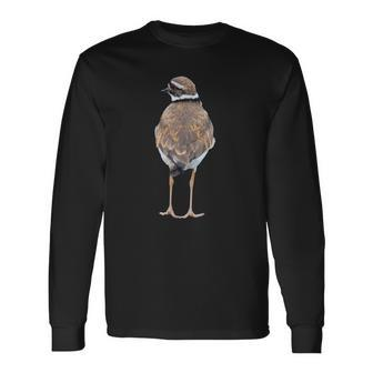 Killdeer Cute Graphic Tee Birding Bird Lover Long Sleeve T-Shirt - Thegiftio UK