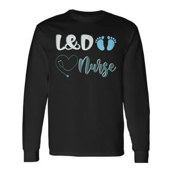 L&D Nurse Labor And Delivery Nurse V2 Long Sleeve T-Shirt - Seseable