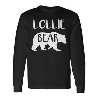 Lollie Grandma Lollie Bear Long Sleeve T-Shirt - Seseable