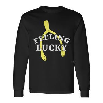 Lucky Turkey Wishbone Vintage 10 Shirt Unisex Long Sleeve | Favorety