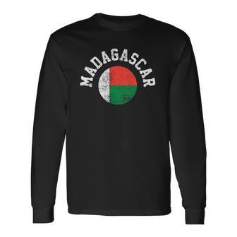 Madagascar Malagasy Flag Country Pride Long Sleeve T-Shirt T-Shirt | Mazezy