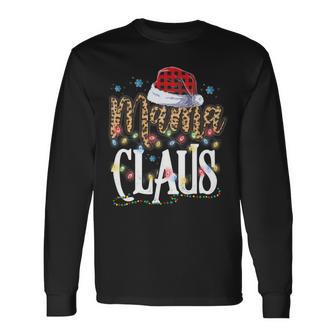 Mama Nana Claus Christmas Pajamas 505 Shirt Unisex Long Sleeve | Favorety AU