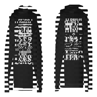 March 1927 Birthday Life Begins In March 1927 Long Sleeve T-Shirt | Seseable CA