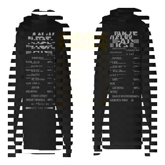 Marlowe Name Marlowe Facts Long Sleeve T-Shirt - Seseable