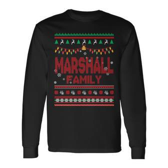 Marshall Name Marshall Long Sleeve T-Shirt - Seseable