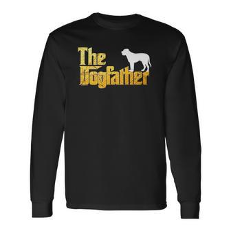 Mastiff Mastiff The Dogfather Long Sleeve T-Shirt T-Shirt | Mazezy