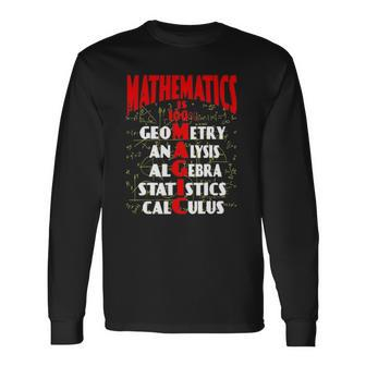 Mathematics It Is 100 Magic Awesome Long Sleeve T-Shirt T-Shirt | Mazezy