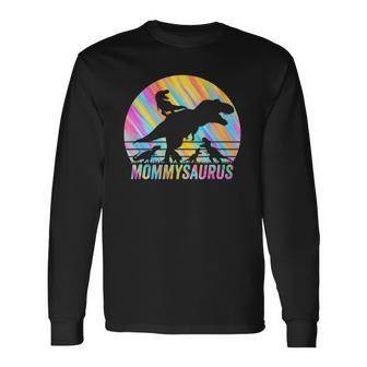 Mommysaurus Dinosaur Vintage Retro 4 Lover Long Sleeve T-Shirt T-Shirt | Mazezy