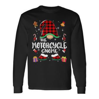 Motorcycle Gnome Buffalo Plaid Red 460 Shirt Unisex Long Sleeve | Favorety AU