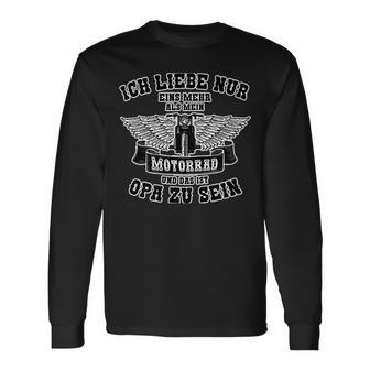 Motorcycle Grandpa Motorcyclist Biker 498 Shirt Unisex Long Sleeve | Favorety AU