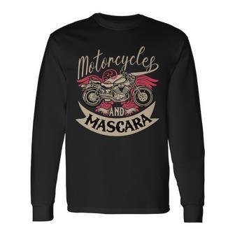 Motorcycles Mascara Moped Chopper 463 Shirt Unisex Long Sleeve | Favorety