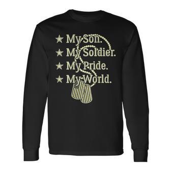 My Son Is A Soldier Hero Proud 707 Shirt Unisex Long Sleeve | Favorety