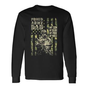 My Son Is A Soldier Proud Army Dad Us 706 Shirt Unisex Long Sleeve | Favorety AU