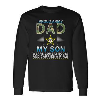 My Son Wears Combat Bootsproud Army 690 Shirt Unisex Long Sleeve | Favorety