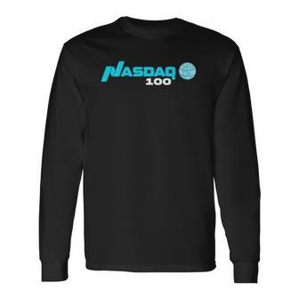 Nasdaq 100 Companies Long Sleeve T-Shirt | Mazezy