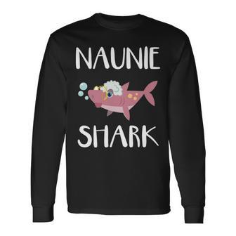 Naunie Grandma Naunie Shark V2 Long Sleeve T-Shirt - Seseable